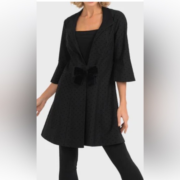 Joseph Ribkoff Black Long Coat - Picture 14 of 14